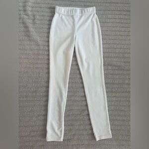 White Corduroy Leggings